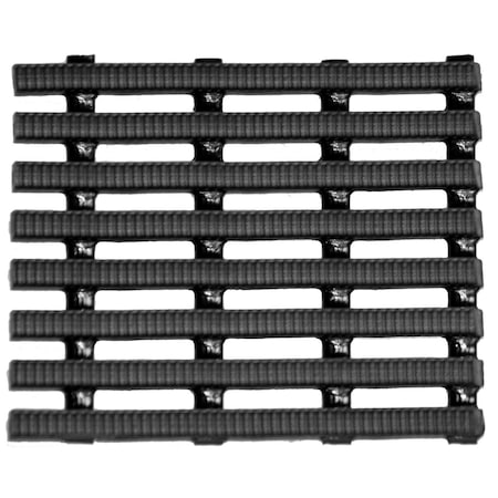 Durable Corp 2' X 33' Gray Runner Mat Runner Mat 716R24GY